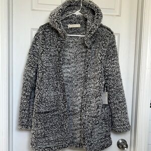 Cozy Gray Sherpa Jacket
